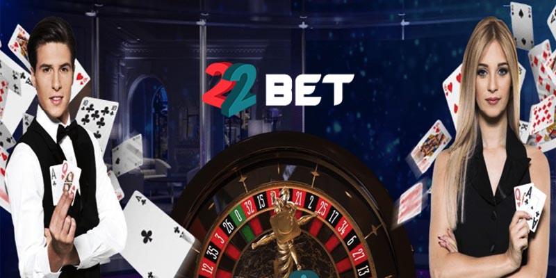 live casino of 22bet